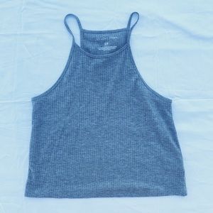 Gray Sleeveless Top